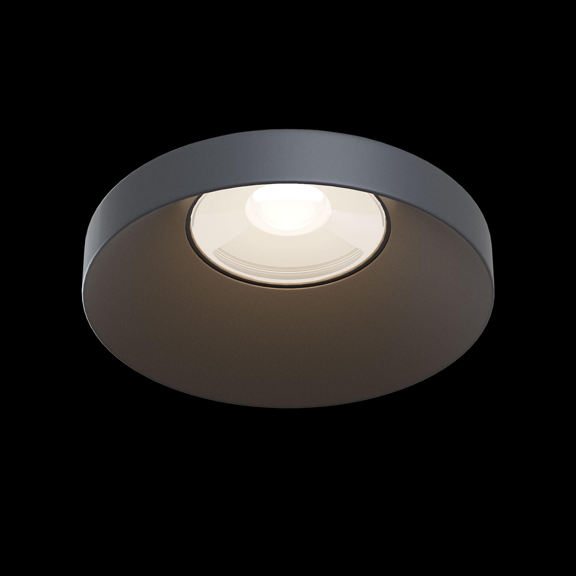 Faretto da incasso Downlight in Alluminio Kappell Nero