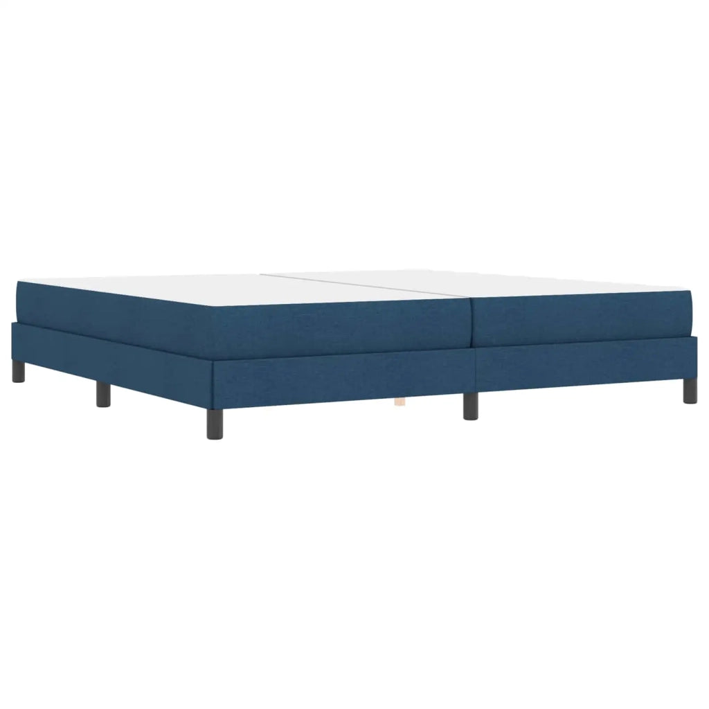 Letto a molle con materasso Blu 200 x 200 cm Tessuto 3398520