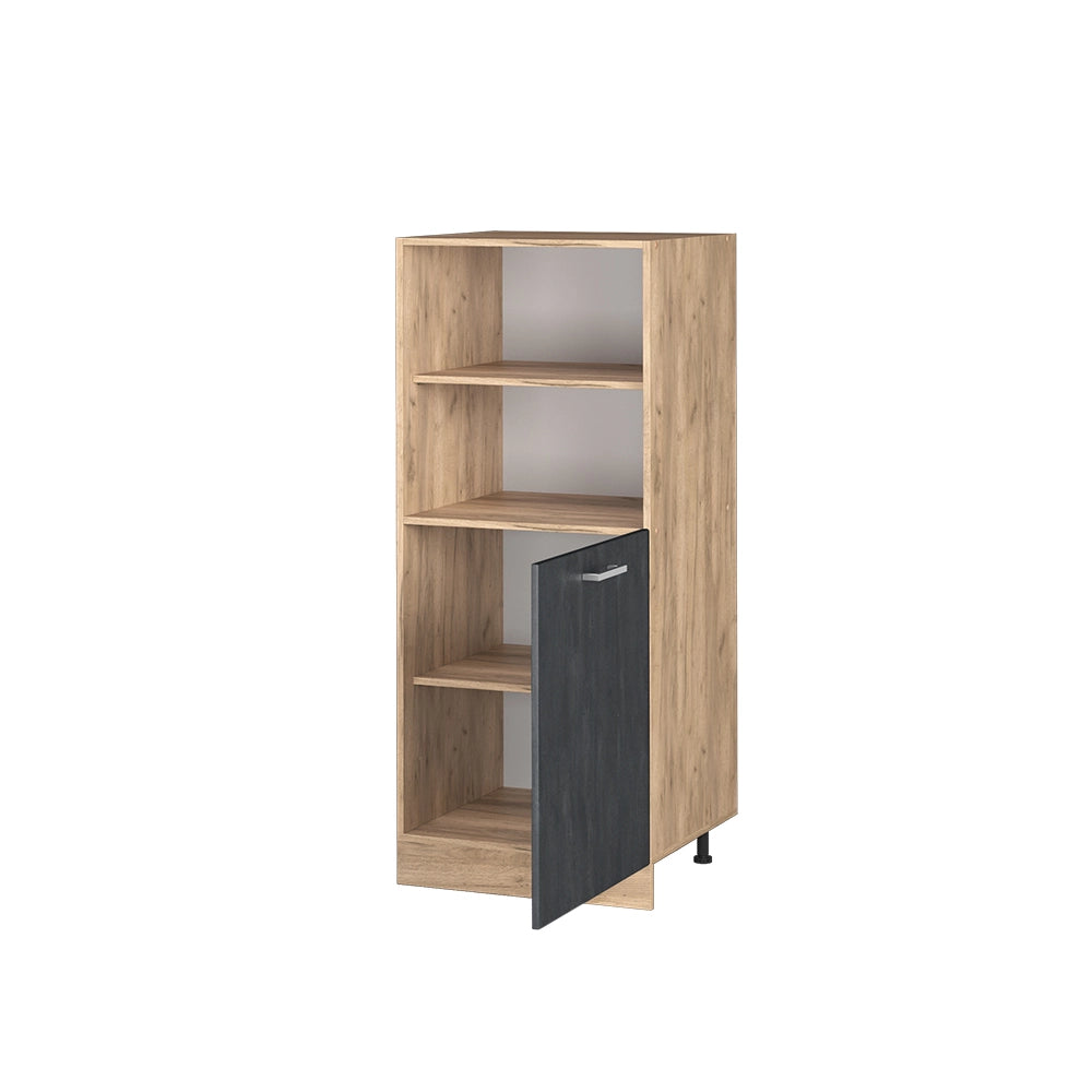 Vicco Mobile per forno da incasso Calcestruzzo nero 60 cm