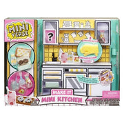Miniverse di MGA - Make It Mini Kitchen - Cucina e 3 ricette incluse - Forno con lampada UV, frigorifero e piano di lavoro