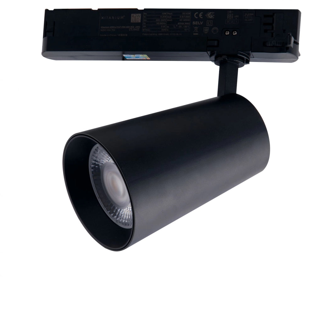 FARO BINARIO LED KONE NERO 13W 1300LM 4000K CRI90 16X11X6,2CM