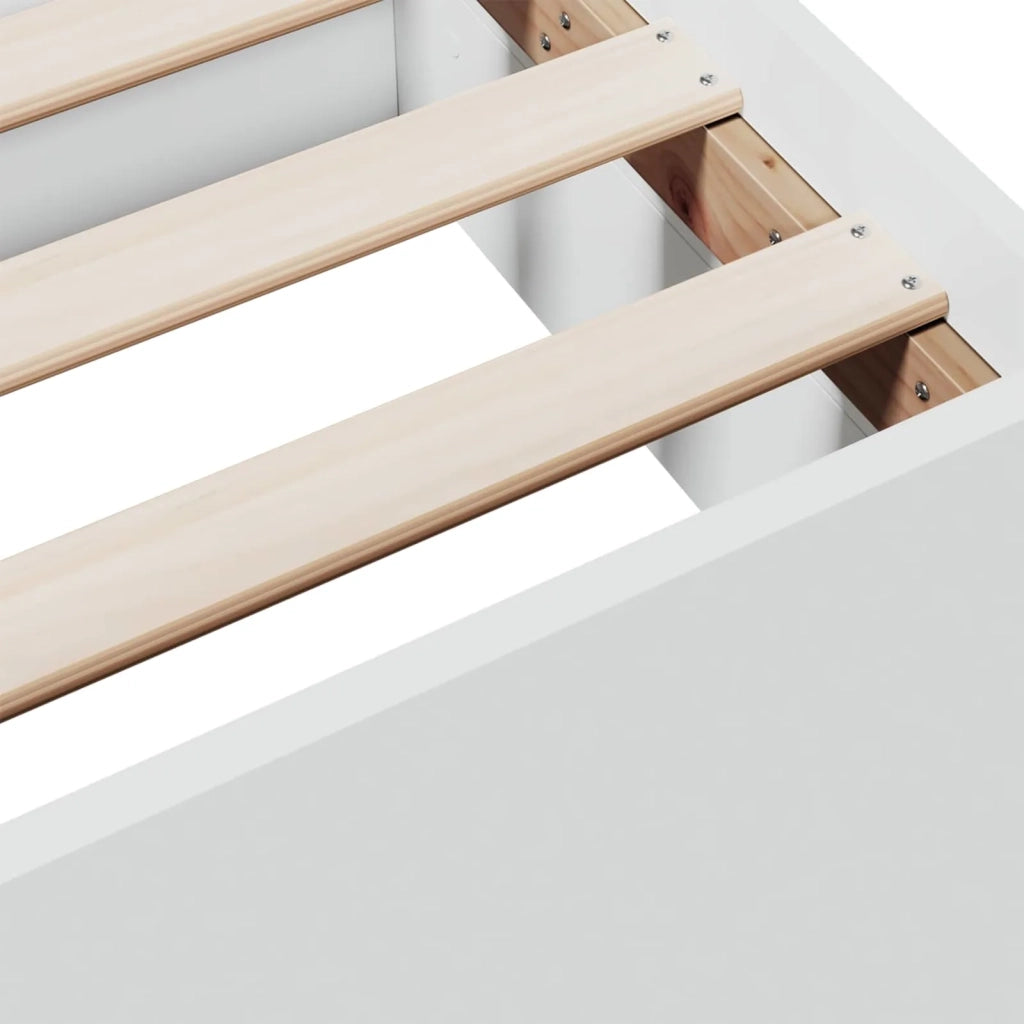 Telaio del letto con storage con cassetto Bianco 80 x 200 cm 3429501