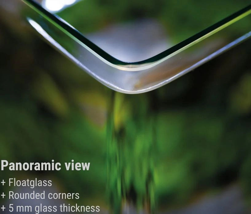 Dennerle Nano Tank Basic 25L - acquario con vetro panoramico cm36x28x25h con filtro e LED