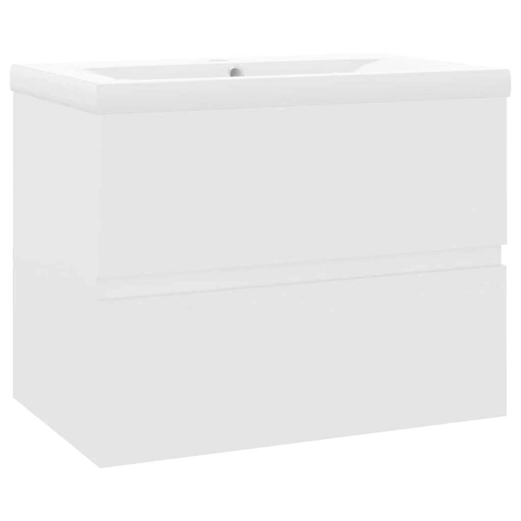 Mobile lavabo con vasca integrata 60 x 38,5 x 45 cm truciolare bianco 02_0006427