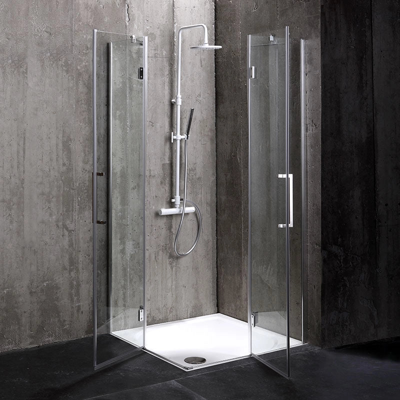 Box doccia 80x80 in cristallo 6 mm
