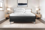 Pacchetto letto completo - Materasso 200x200cm + Box spring con doghe (kit) + 2 cuscini + Piumino - Vital Soft