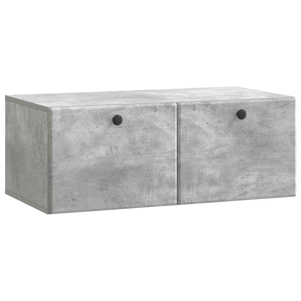 Mobile Porta TV da Muro 78,5 x 41 x 30 cm Grigio Cemento