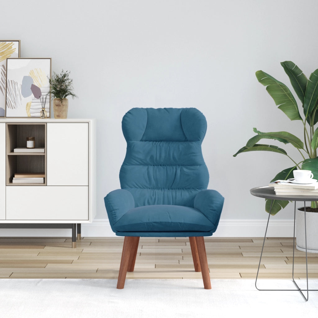 Poltrona Relax Blue Velvet