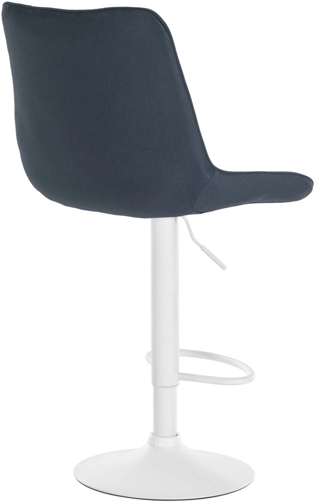 Sgabello Toni Tessuto grigio scuro,bianco