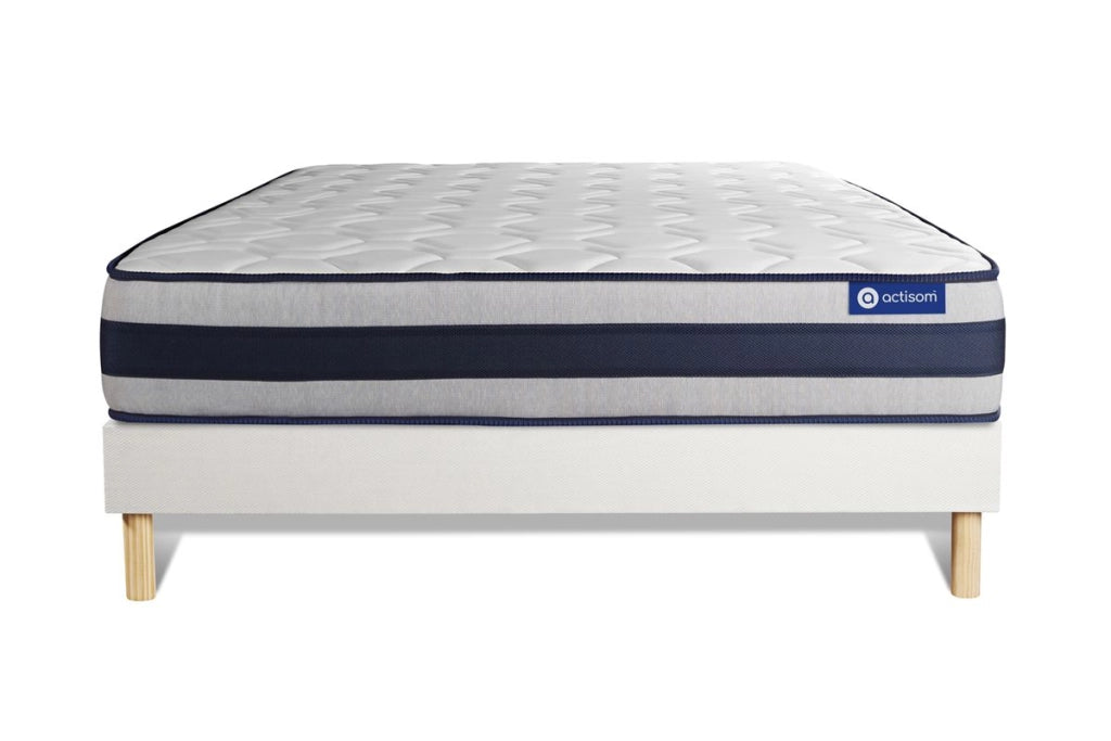 Kit rete e materasso matrimoniale Actilatex ergo 140x220cm - Spessore : 24cm - Lattice e memory foam - rigido