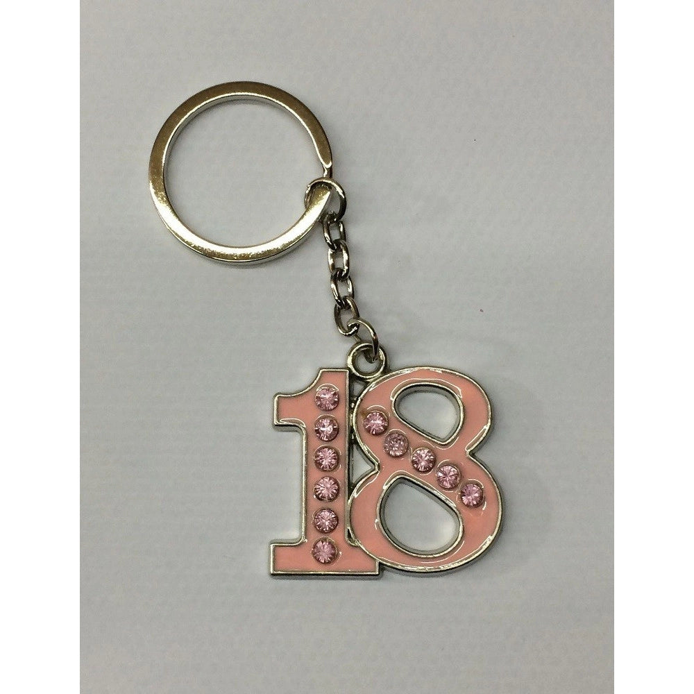 Trade Shop - Portachiavi 18 Anni Bomboniera Compleanno Gadget Festa Party Regalo Diciottesimo -