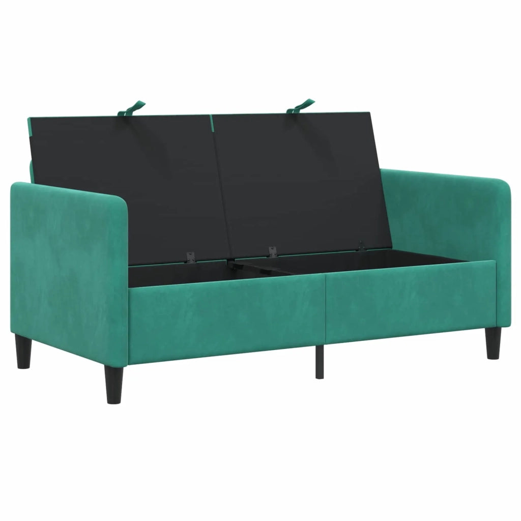 Divano con Storage Turchese 152 x 78 x 87 cm Poliestere 42036943