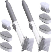 Set di spugne per il lavaggio dei piatti con dispenser liquido 10 pezzi - set di spugne con dispenser per il sapone - spugna per il lavaggio dei piatti con liquido - manico lungo - spugna per la pulizia della cucina

Specifiche tecniche:
- 10 pezzi
