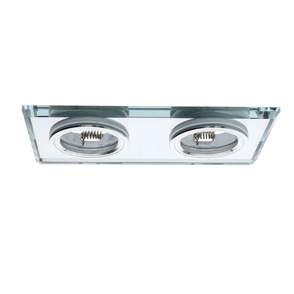 Faretto da soffitto incasso 2xGU10 35W cromato EKOS919