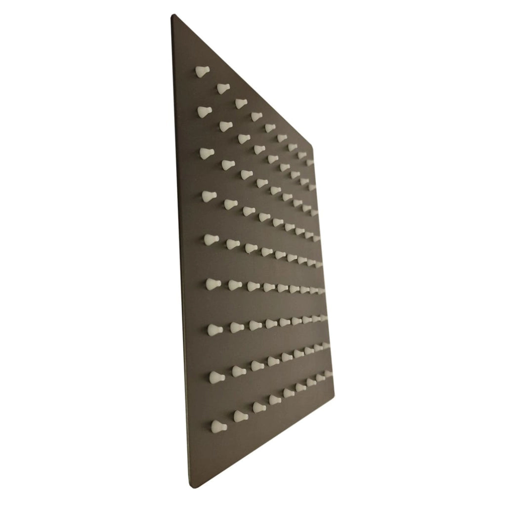 Sined Soffione Quadro 15 Nero Soffione Quadrato 6 Pollici Nero