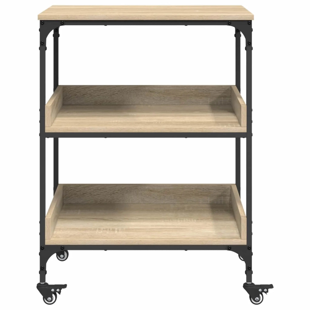 Carrello da Cucina Rovere Sonoma 60 x 41 x 80,5 cm