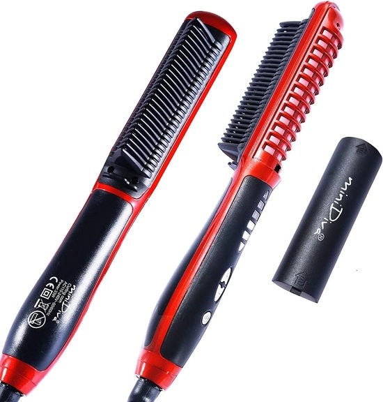 Antiscaldante borsetta per capelli con tecnologia antistatica e stile con tecnologia ionica - stile con lama