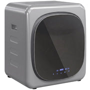 Asciugatrice a ventilazione da 4 kg con modalit¨¤ smart, asciugatrice compatta da 800 W con cestello in acciaio inox, argento
