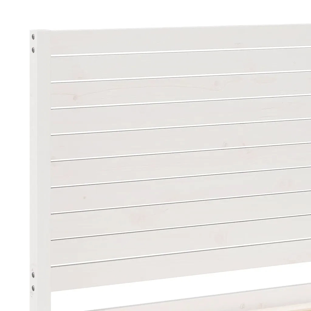 Giroletto Extra Lungo senza Materasso Bianco 90x210 cm Massello 3309296