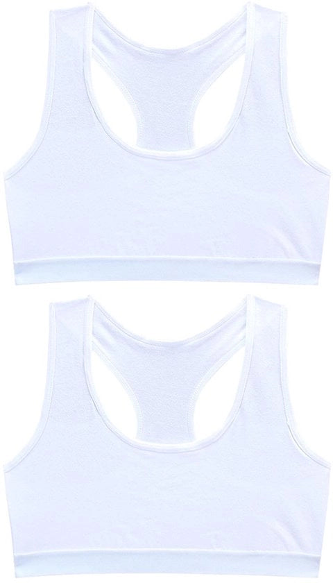 2 Paia di Calze Sportive senza Cuciture per Ragazze in Cotone e Spandex