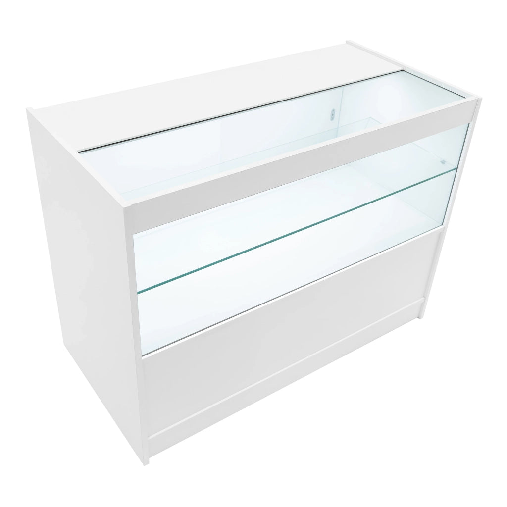 Set Banconi Adonis LED B1200 C1200 CM60 Bianco – Vetro, Chiavi e Ante
