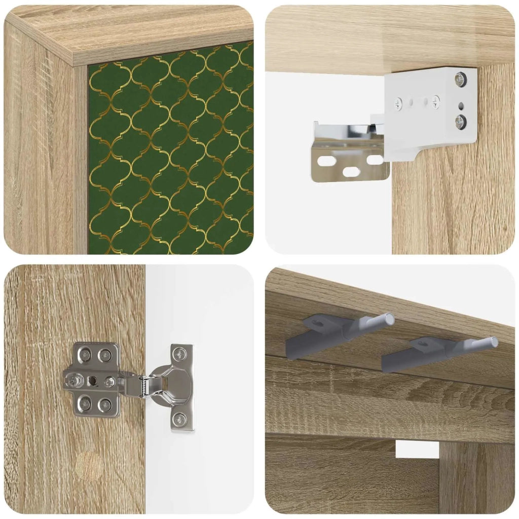 Mobile TV da Parete GELEEN 102 x 33 x 40 cm Rovere Sonoma 8007153