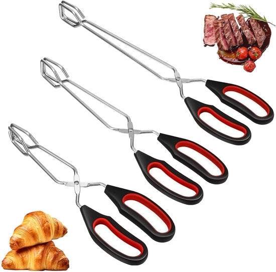 Set di Spiedini per Barbecue da 3 pezzi - Acciaio Inossidabile - Progettazione Ergonomica