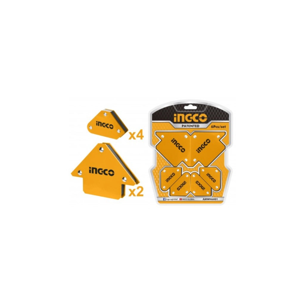 SET 6PZ SUPPORTI MAGNETICI PER SALDATRICE INGCO AMWH6001