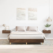 Giroletto senza Materasso Rovere Marrone 150x200 cm Truciolato