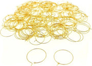 Set di 200 anelli di marcatura 30 mm in oro per pennarelli per vetro