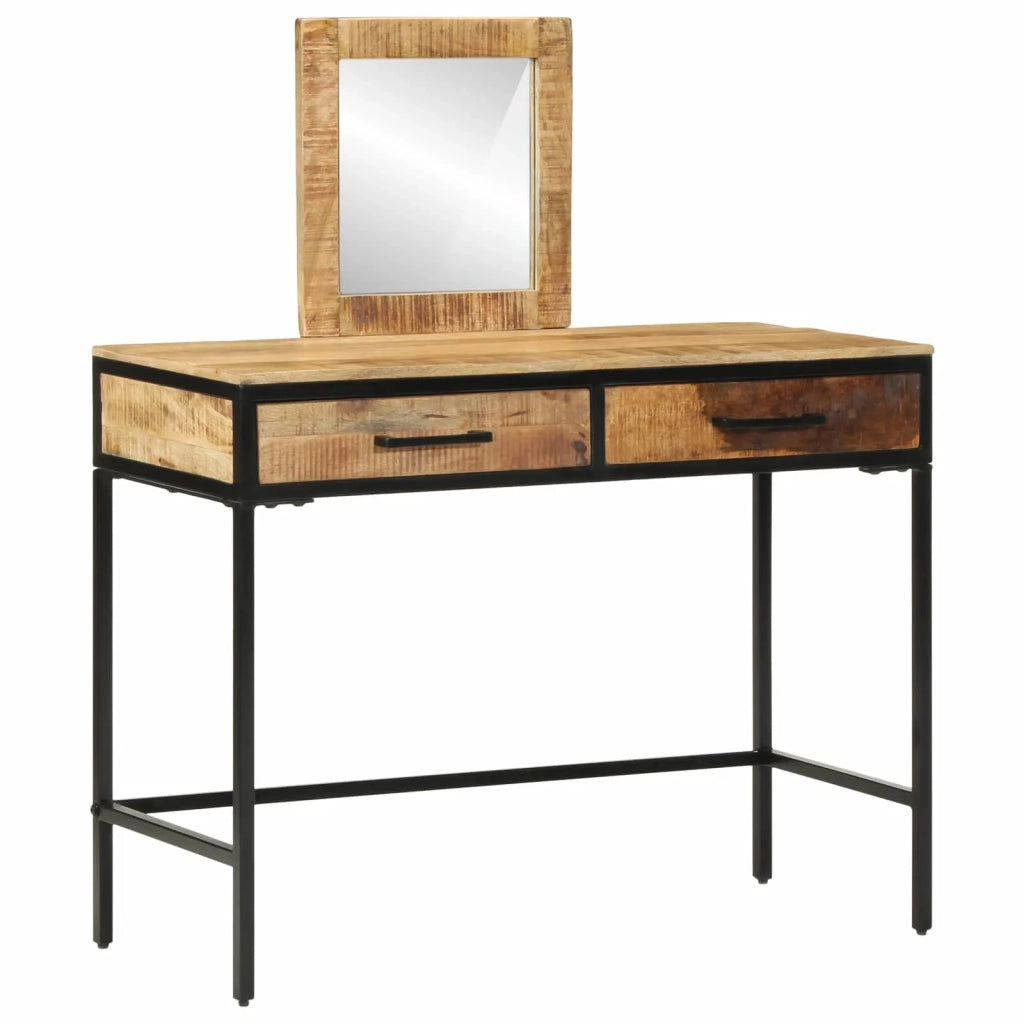 Tavolo da Trucco con cassetto Marrone 100 x 40 x 120 cm 374093