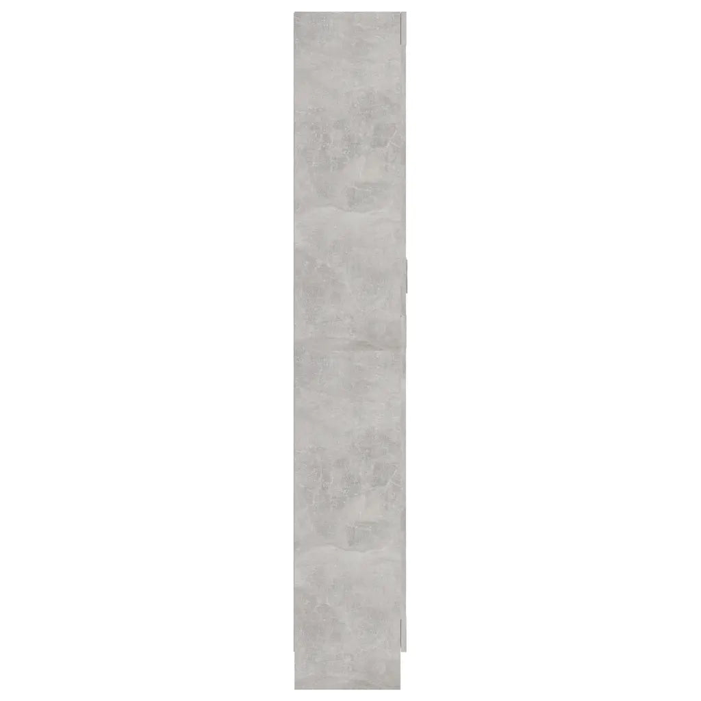 Libreria Grigio Cemento 82,5x30,5x185,5 cm in Legno Multistrato 802736
