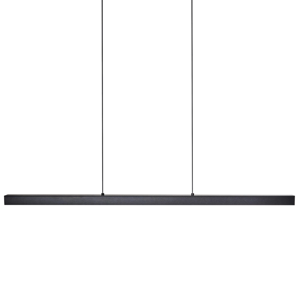 Lampada a sospensione Base in ferro alluminio nero con telecomando Luce LED integrata a sospensione Illuminazione moderna