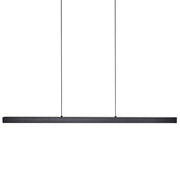 Lampada a sospensione Base in ferro alluminio nero con telecomando Luce LED integrata a sospensione Illuminazione moderna