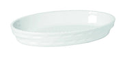 Pirofila forno in Porcellana ovale impilabile Bianca Wersal 24 cm