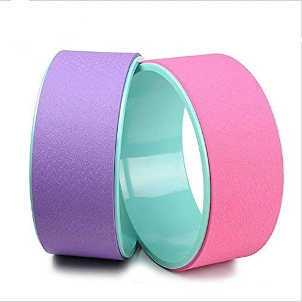 Trade Shop - Ruota Cerchio Per Stretching Sostegno Yoga Backbends Ponte Pose Danza Ginnastica -