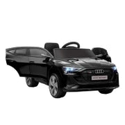Macchina Elettrica per Bambini 12V con Telecomando, Velocità 3-8km/h, Luci e Musica, Età 3-5 Anni, Nero