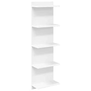 Scaffale da parete Bianco 30 x 15 x 100 cm Legno ingegnerizzato 8012396