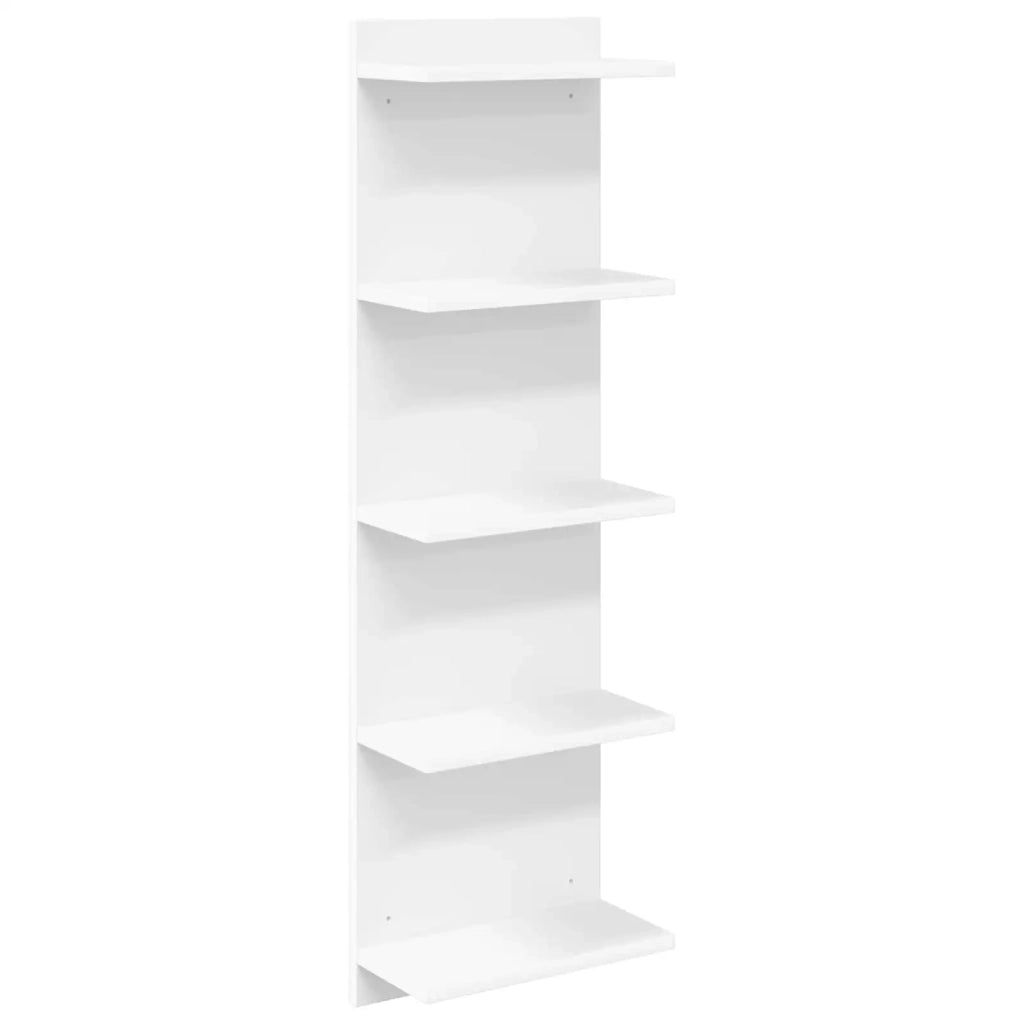 Scaffale da parete Bianco 30 x 15 x 100 cm Legno ingegnerizzato 8012396