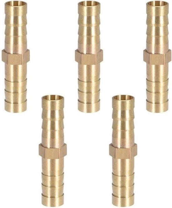 Connettore Flessibile in Rame da 8mm da 5 pezzi - Fitting per Connettere L'aria, il Gas, l'Acqua e il Carburante