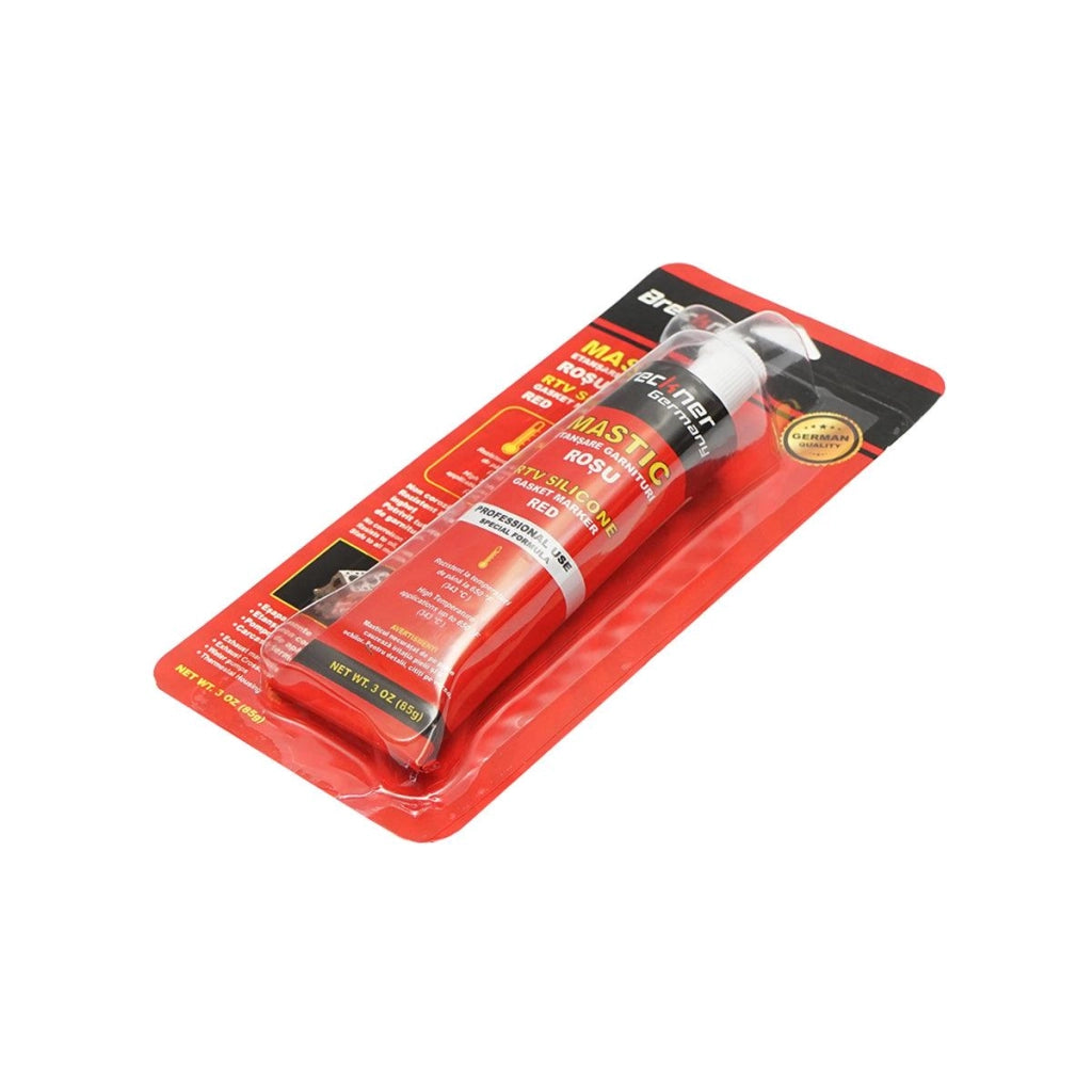 Sigillante siliconico per guarnizioni rosso 85g, alte temperature fino a 343°C