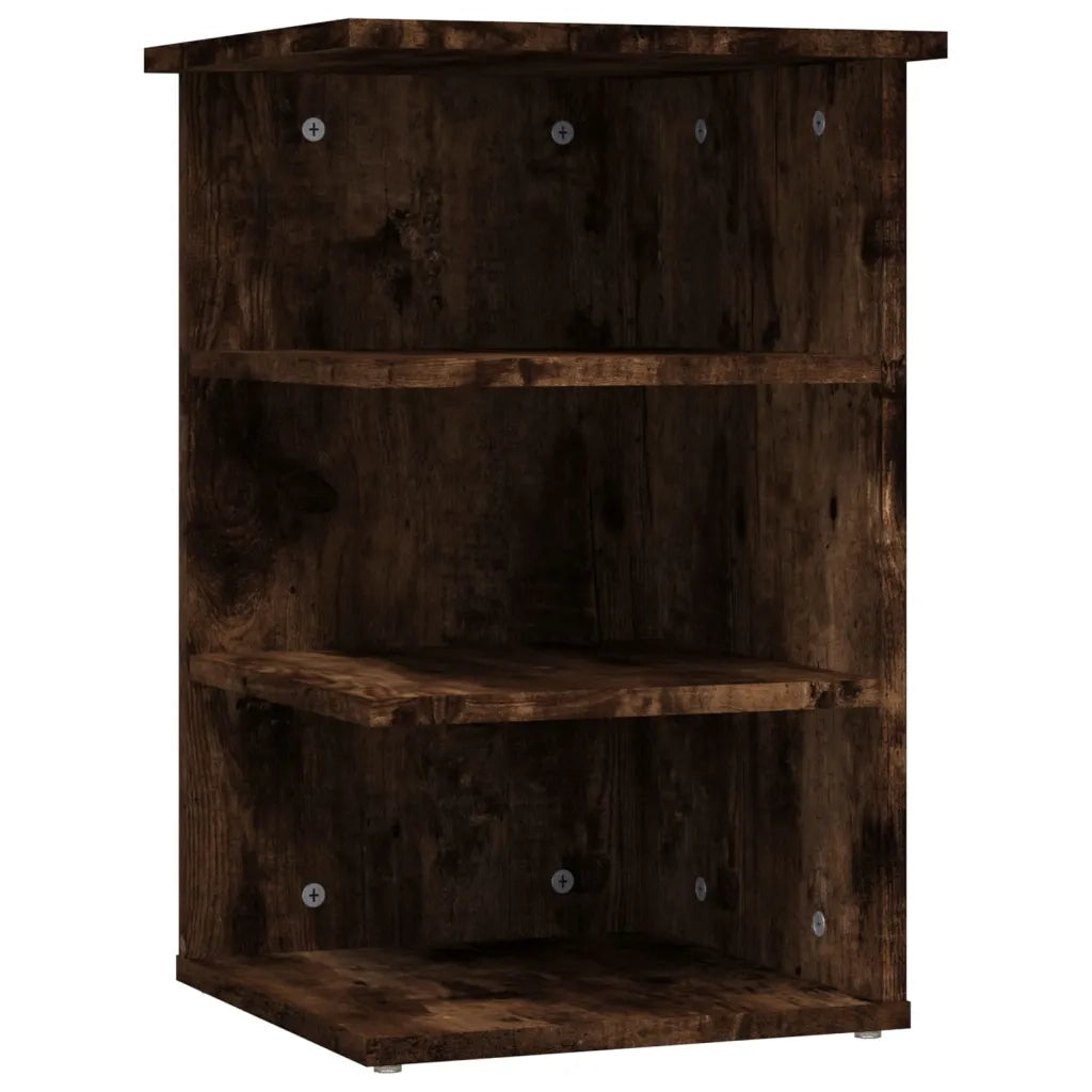 Mobiletto Laterale Rovere Fumo 35x35x55 cm in Legno Multistrato CFW6181674