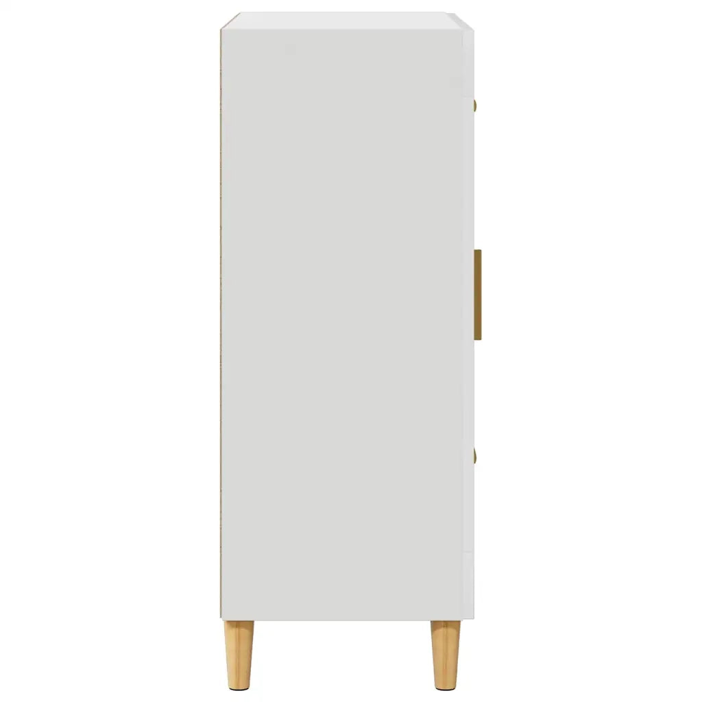 Credenza | Madia | Buffet da pranzo | Armadio da pranzo Bianca 69,5x34x90 cm in Legno Multistrato