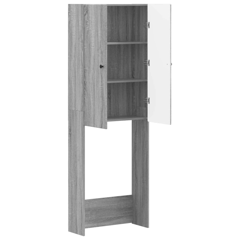 Mobile Bagno BREDA Sonoma grigio 66 x 25,5 x 190 cm 897581