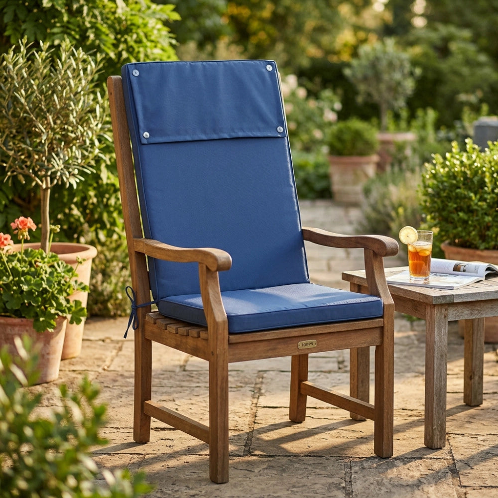 CUSCINO REAL ALTO BLU SCURO