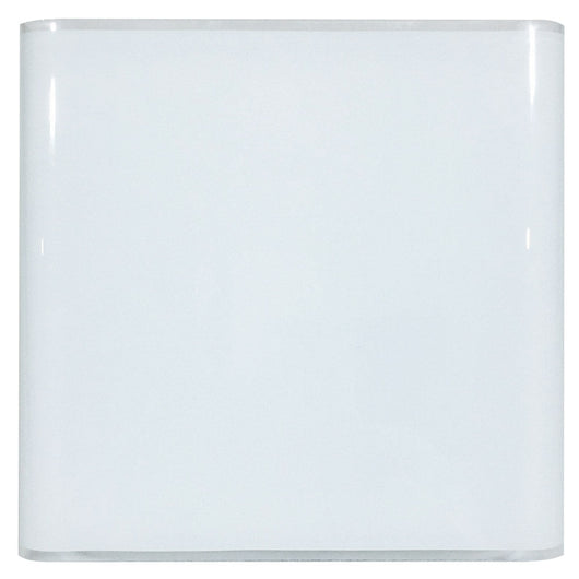 Plafoniera 1xE27 Montatura Bianca Vetro Lastra Bianco E-Energy Altea