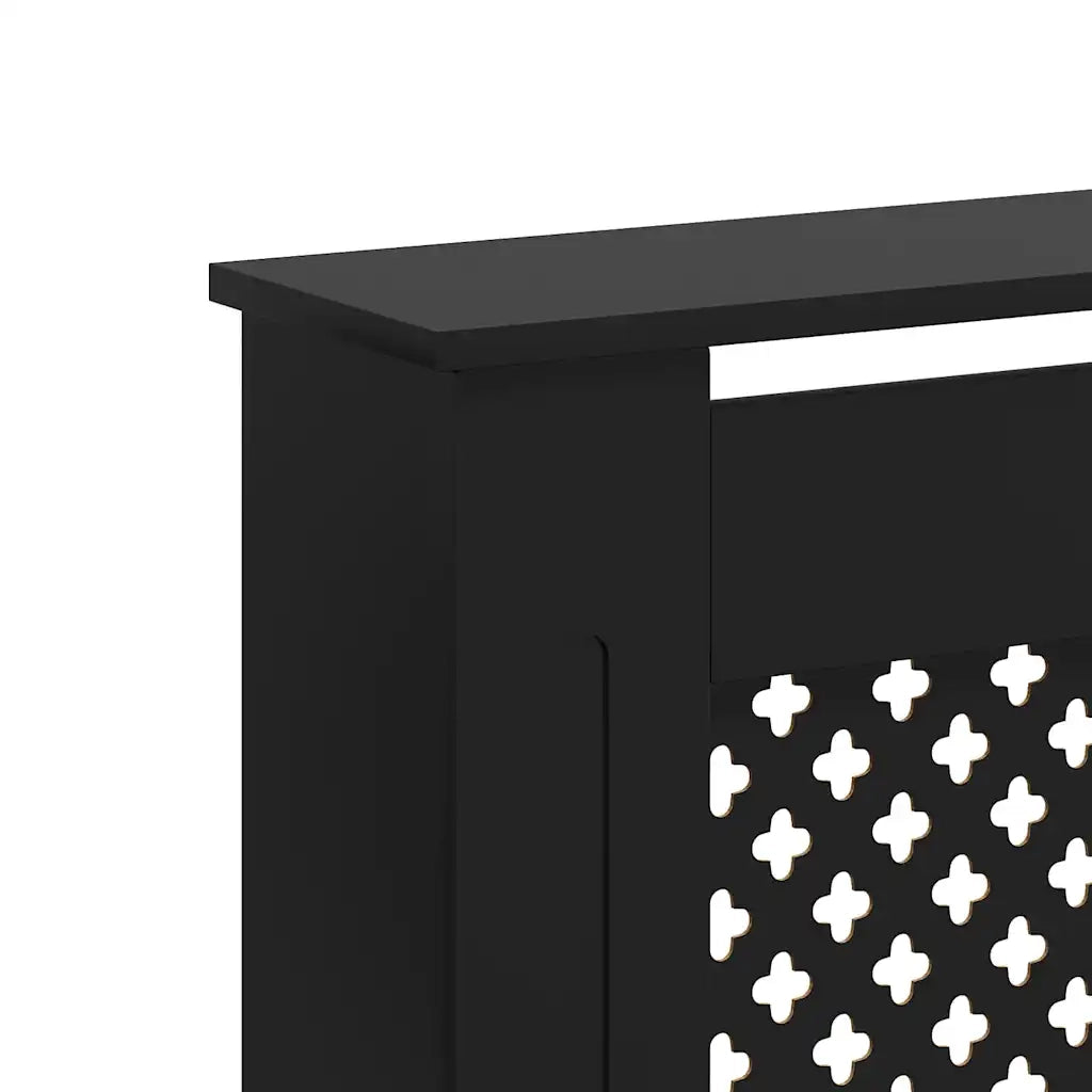 Copertura per Radiatore Nera 152x19x81 cm in MDF cod mxl 76797