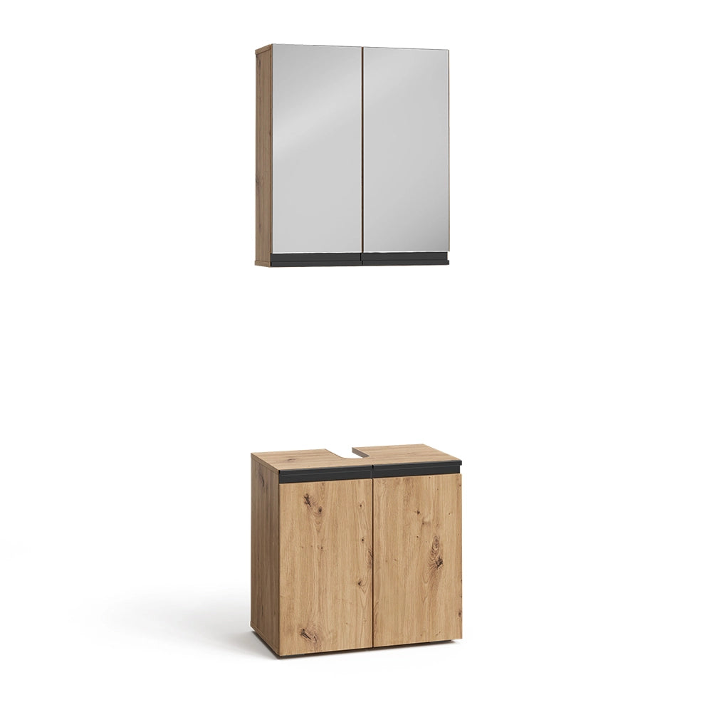 Vicco Set di mobili da bagno Artigiano 2 parti