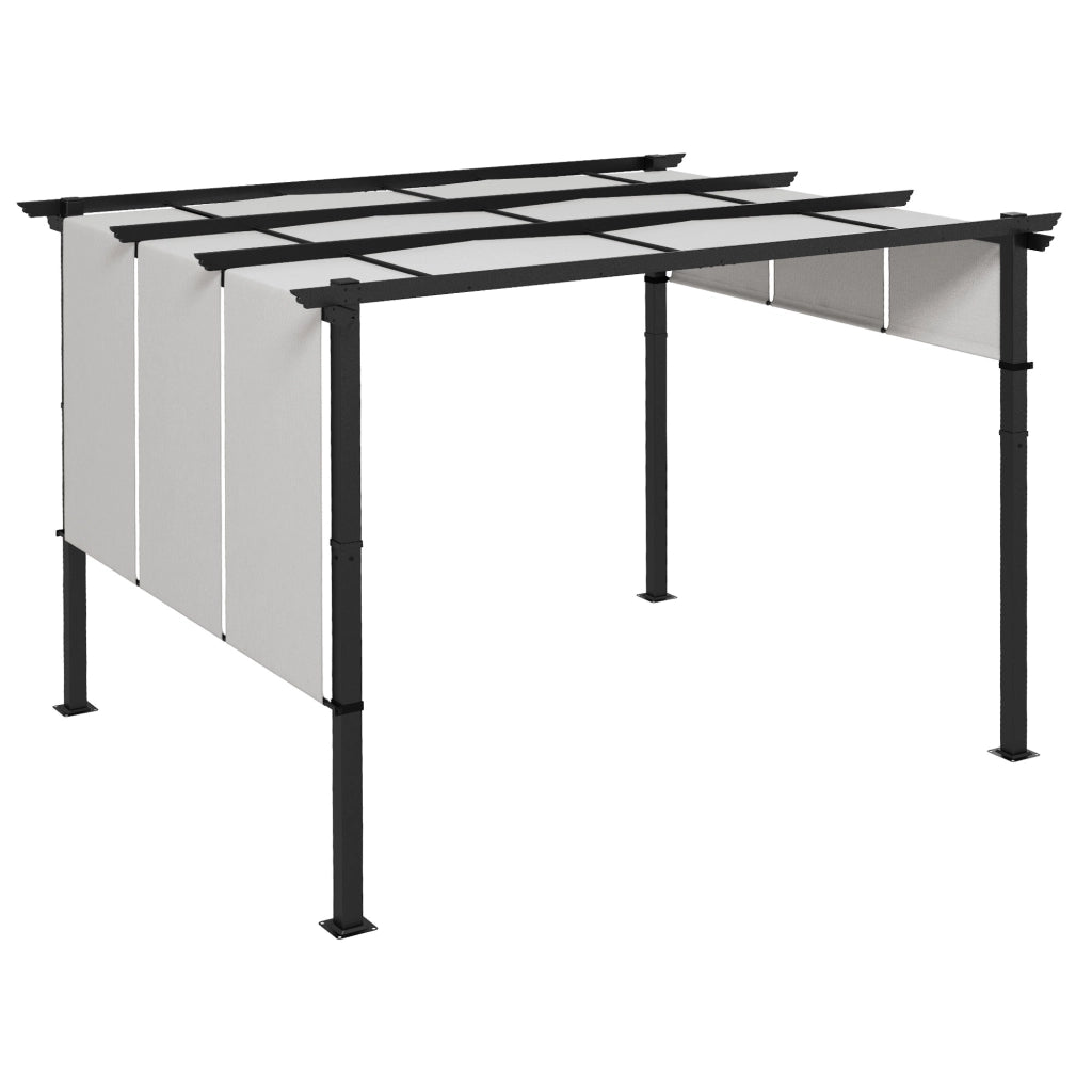 Tenda da Sole Pergola ¨C zephmum ¨C Grigio Scuro 300x350 cm