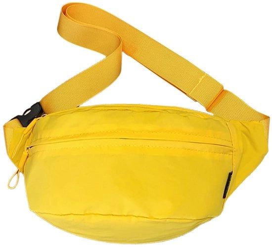 Borsa da spalla impermeabile - Borsa da spalla per donne/uomini - Cinturino regolabile - 3 tasche con chiusura a zip - Ideale per attività all'aperto - Dimensioni 33 x 15 x 10 cm - Borsa da spalla Bum Bag